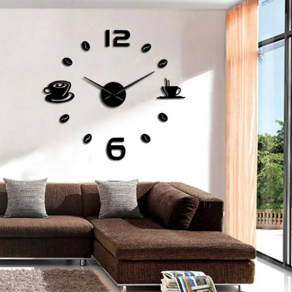 Jam Tembok DIY Jam Dinding Dekorasi Jam Rumah Ruang tamu Kamar tidur Wall Clock 30-50CM