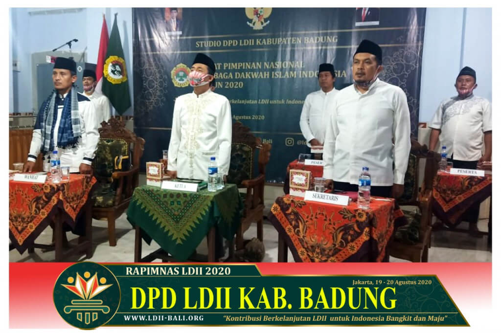 Peserta Rapimnas LDII 2020 dari DPD Kab Badung
