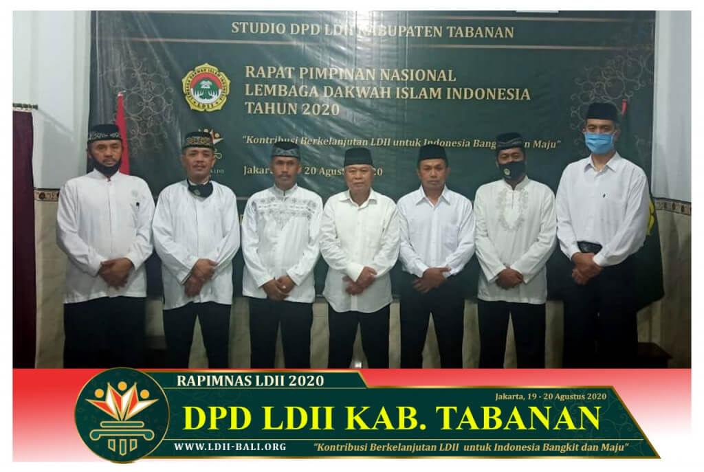 Peserta Rapimnas LDII 2020 dari DPD Kab Tabanan